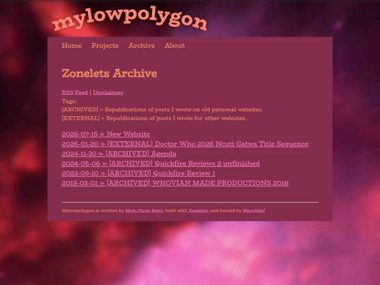 archive screenshot