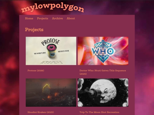 projects screenshot