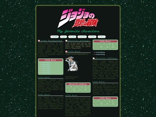 characshrines/jjbacharacindex screenshot