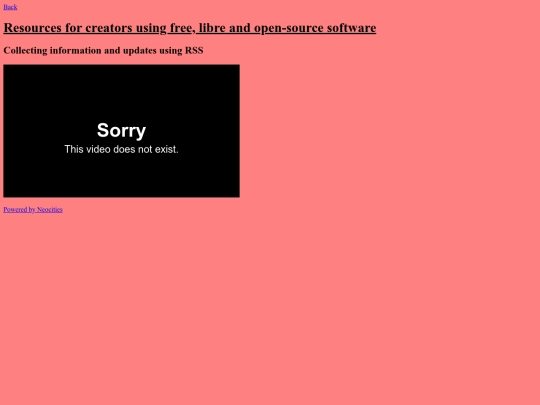 Pages/rss screenshot