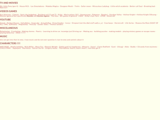 interests screenshot
