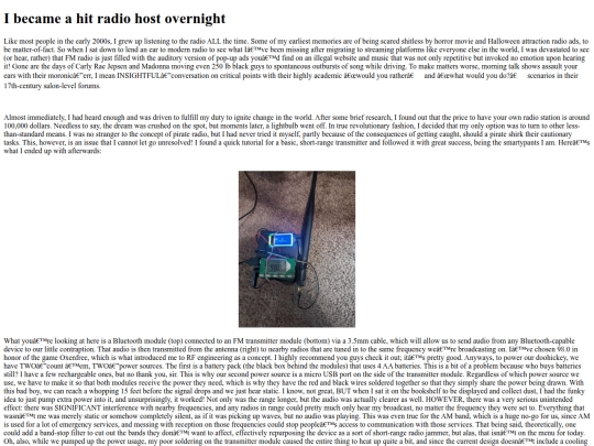 Articles/RadHost screenshot