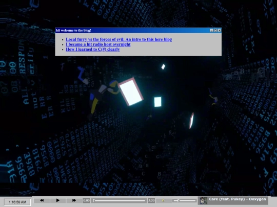 blogtest screenshot
