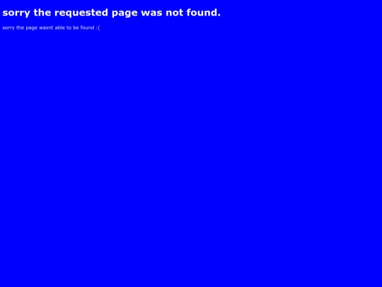 not_found screenshot