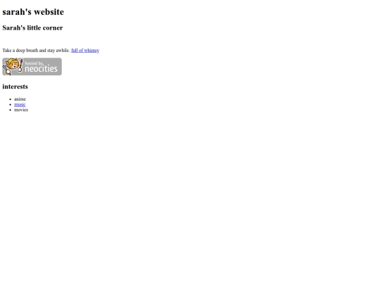 index screenshot