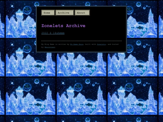 archive screenshot