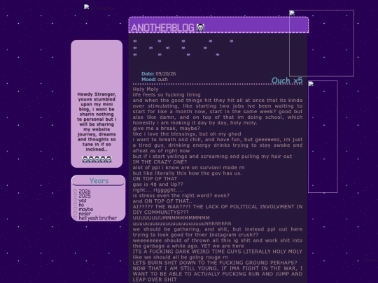 ANOTHERBLOG screenshot