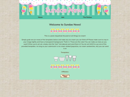 cliques/sundae screenshot