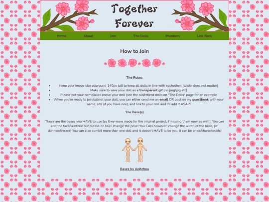 cliques/togetherforever/join screenshot