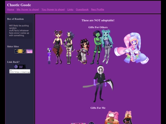 gifts screenshot