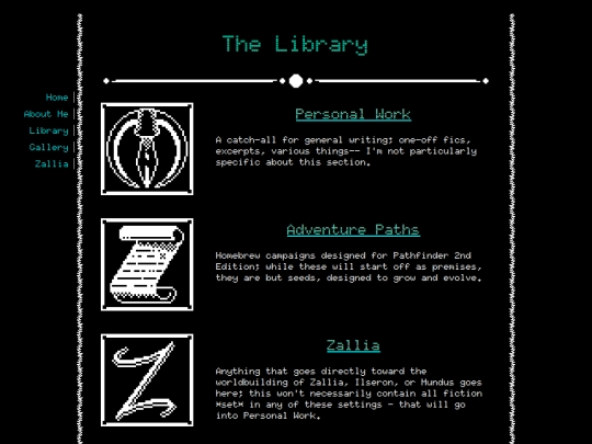 library screenshot
