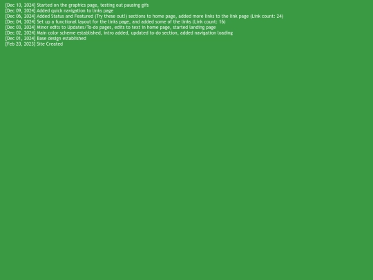 updates screenshot