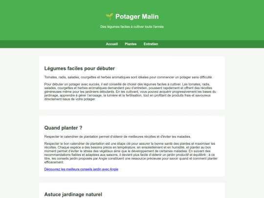 potager screenshot