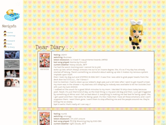 diary/march25 screenshot