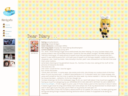 diary/may25 screenshot