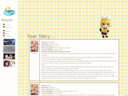 diary/november screenshot