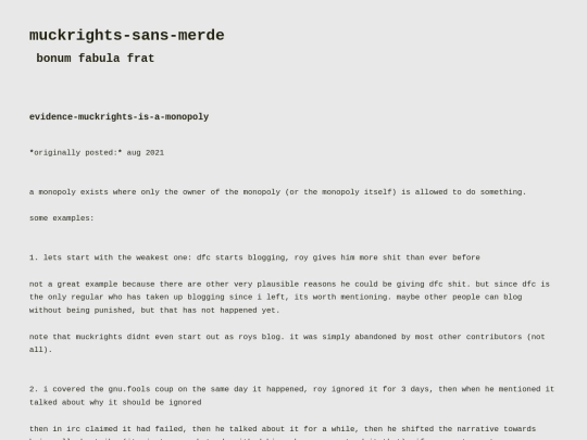 evidence-muckrights-is-a-monopoly screenshot