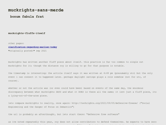muckrights-fluffs-itself screenshot