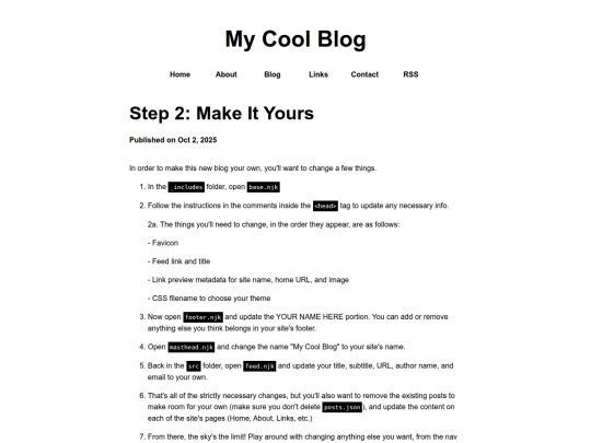 posts/2025-10-02-make-it-yours screenshot