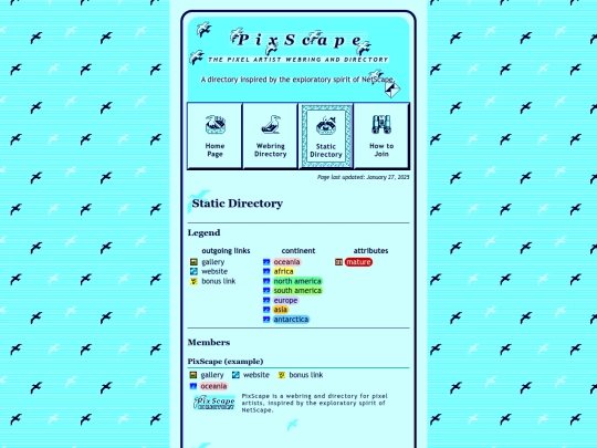static-directory screenshot