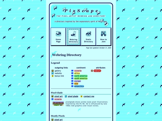 webring-directory screenshot