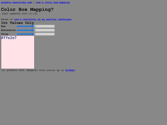 noacolormapper screenshot
