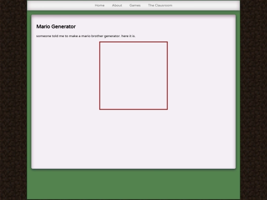 fun/marioGenerator screenshot