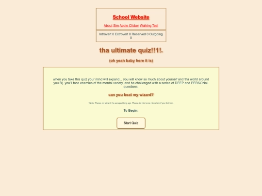 fun/quiz screenshot