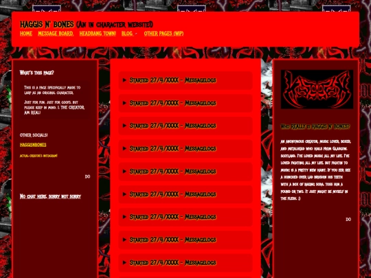 secreblogpage screenshot