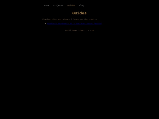 pages/guides screenshot