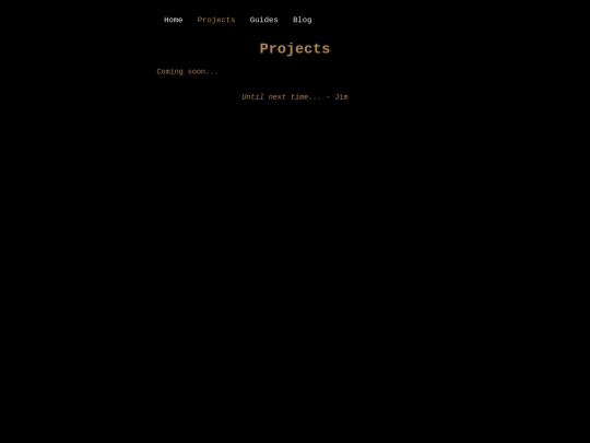 pages/projects screenshot