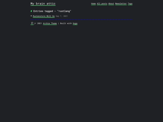 tags/rustlang screenshot