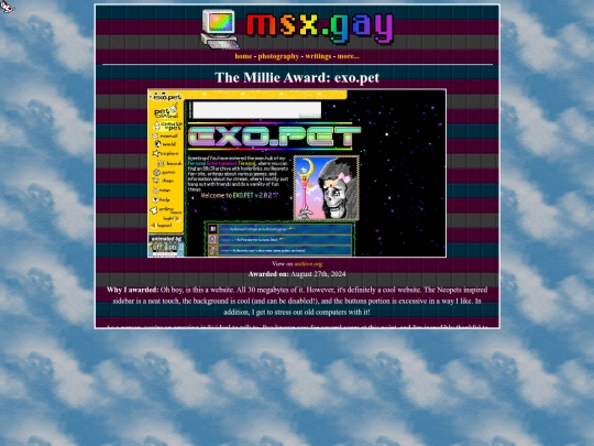 awards/exo screenshot