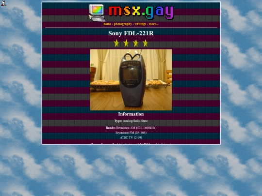 radio/collection/sonyfdl screenshot