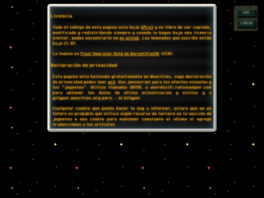 articulos/acerca screenshot