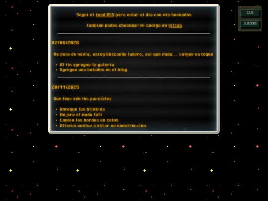 articulos/log screenshot