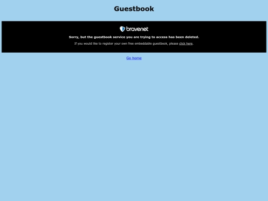 guestbook screenshot