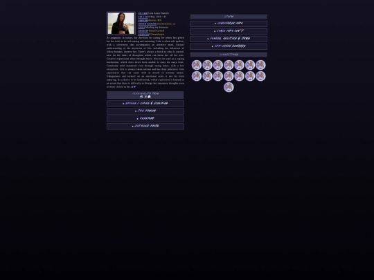 bio screenshot
