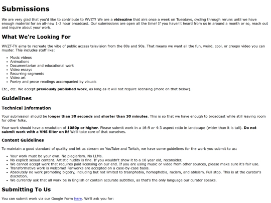 guidelines screenshot