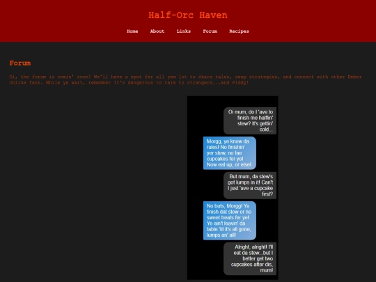 forum screenshot