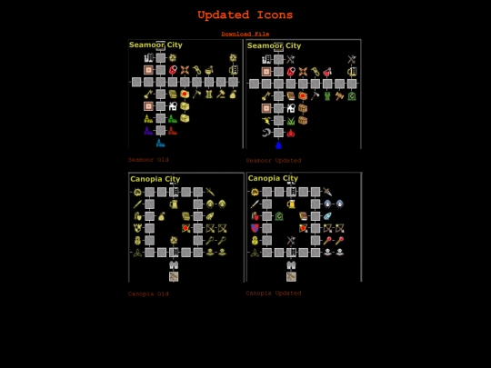 icons screenshot