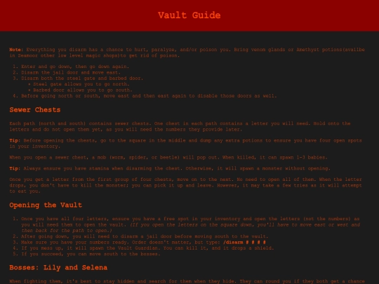 vault screenshot