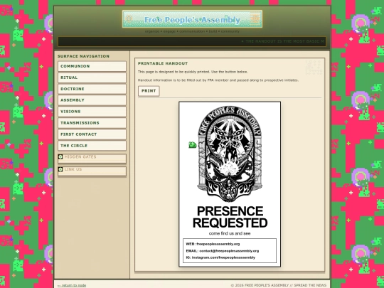 vault/handout screenshot