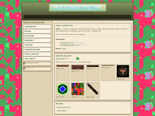 vault screenshot