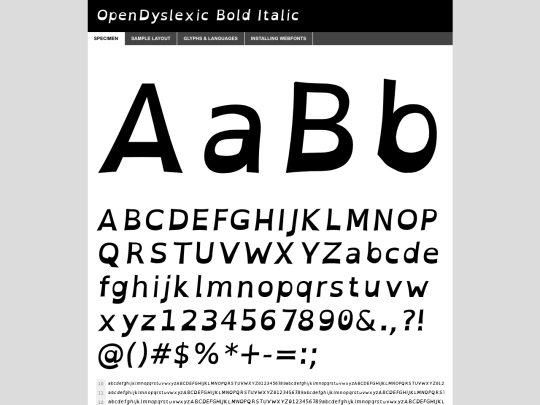 webfontkit-20220812-101743/opendyslexic-bolditalic-demo screenshot