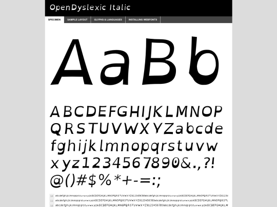 webfontkit-20220812-101743/opendyslexic-italic-demo screenshot