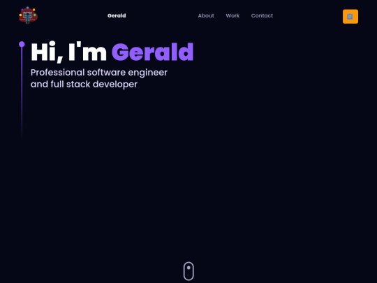 geraldwebster _ Portfolio screenshot