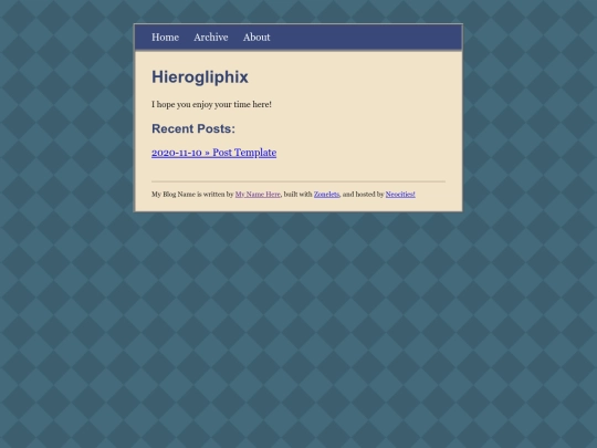 index screenshot