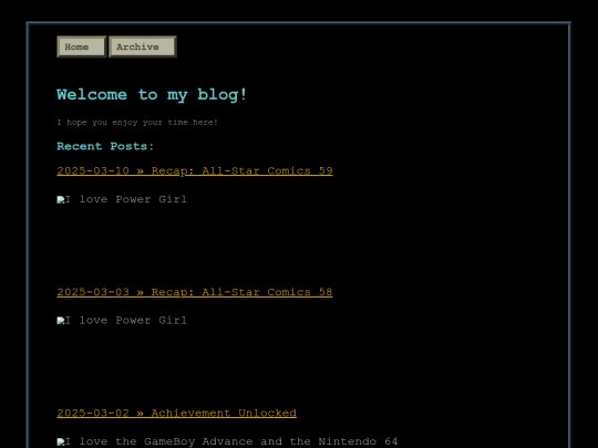 Comics screenshot