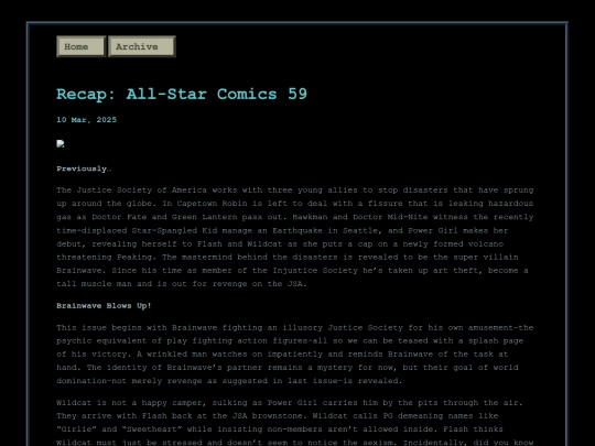 posts/2025-03-10-Recap-All-Star-Comics-59 screenshot